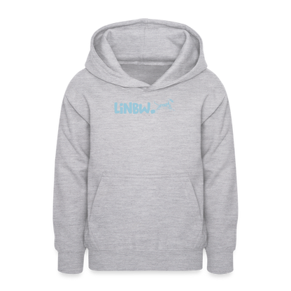 LiNBW. Teenager Hoodie Life is not just black and white - Hellgrau meliert