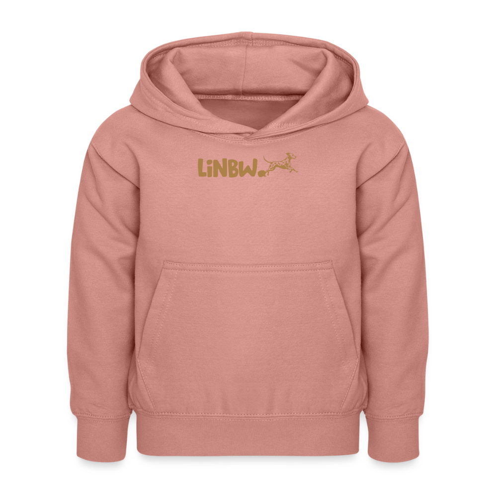 LiNBW. Kinder Hoodie Life is not just black and white - Altrosa