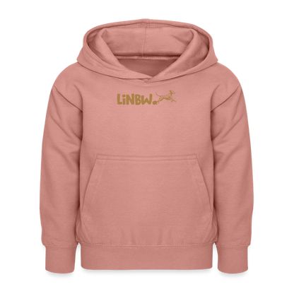 LiNBW. Kinder Hoodie Life is not just black and white - Altrosa