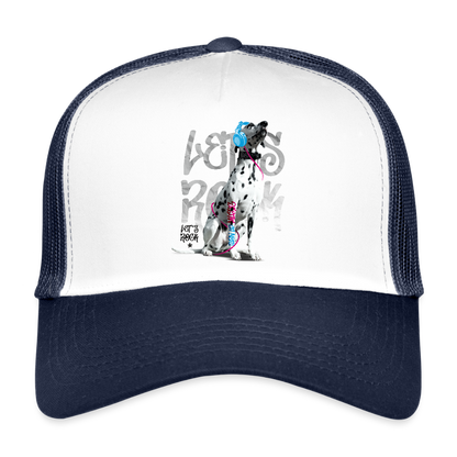 LiNBW. Cap Dalmatiner Let's Rock - Weiß/Navy