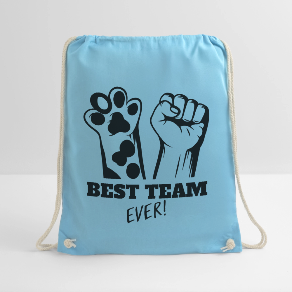 LiNBW. Turnbeutel Best Team Ever - Aqua