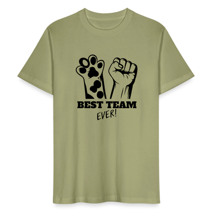 LiNBW. Männer T-Shirt Best Team Ever - Nebelgrün