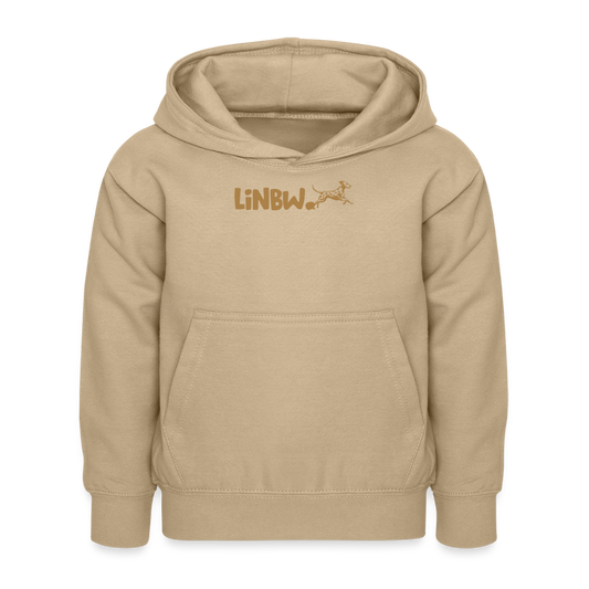 LiNBW. Kinder Hoodie Life is not just black and white - Sand