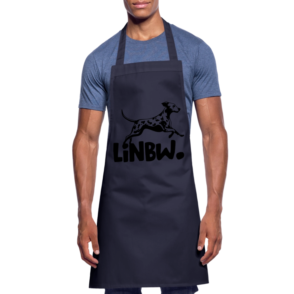 Kochschürze mit LINBW-Logo – schlicht, stilvoll & bewusst - Navy