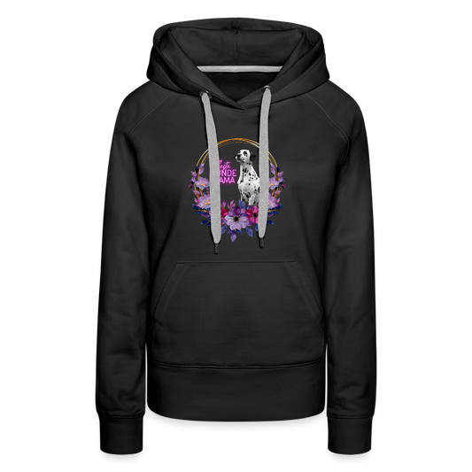 LiNBW. Frauen Hoodie Beste Hundemama - Schwarz
