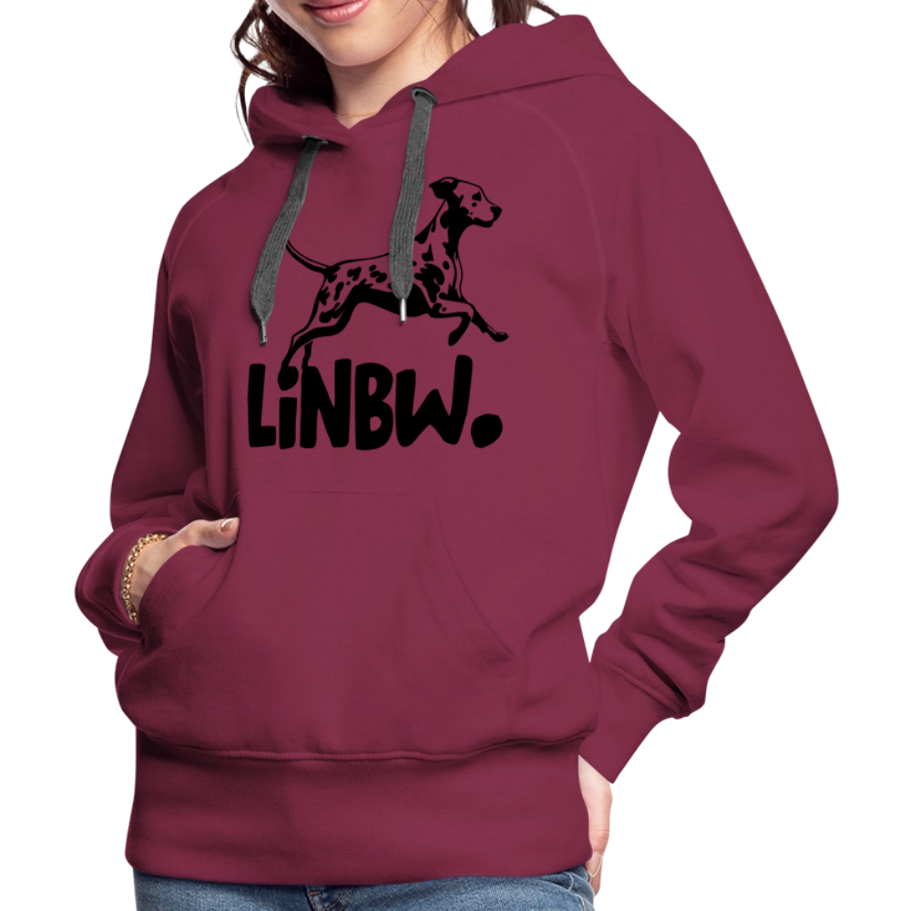 LiNBW. Frauen Hoodie - Bordeaux