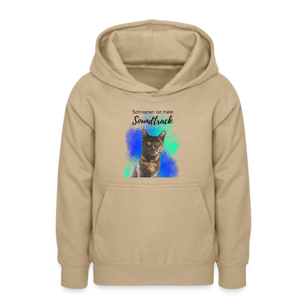 LiNBW. Teenager Hoodie Schnurren ist mein Soundtrack - Sand
