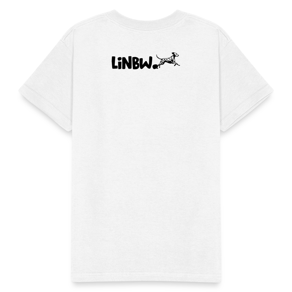 Kinder-T-Shirt – Dalmatiner in Farbe | Life is not just black and white - Weiß