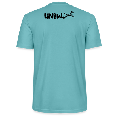 LiNBW. Männer T-Shirt Life is not just black and white - Pastelltürkis
