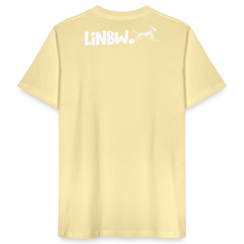 LiNBW. Männer T-Shirt Life is not just black and white - Creme