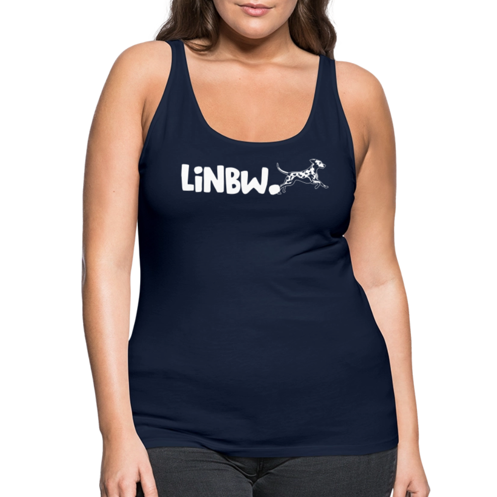 LiNBW. Frauen Tank-Top Life is not just black and white - Navy