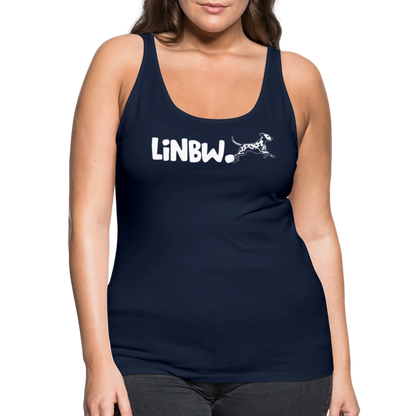 LiNBW. Frauen Tank-Top Life is not just black and white - Navy