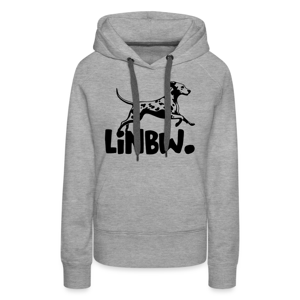 LiNBW. Frauen Hoodie - Grau meliert