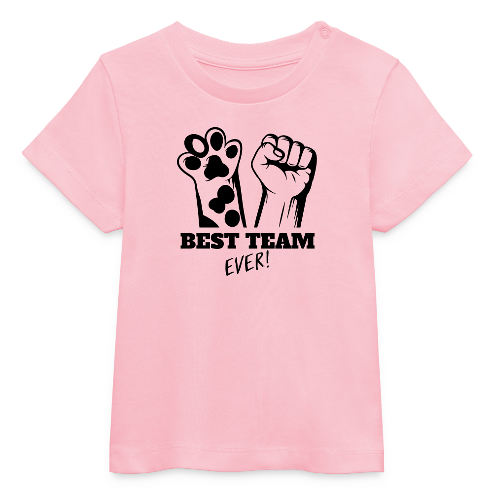 LiNBW. Baby T-Shirt Best Team Ever - Hellrosa