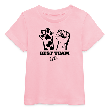 LiNBW. Baby T-Shirt Best Team Ever - Hellrosa