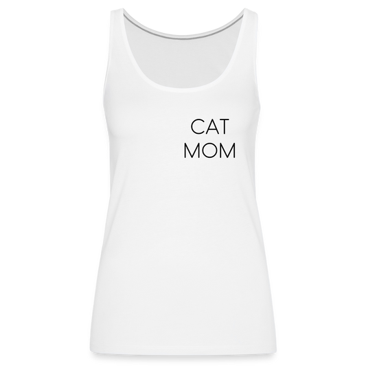 LiNBW. Frauen Tank-Top Stolzes Personal einer Katze - Weiß