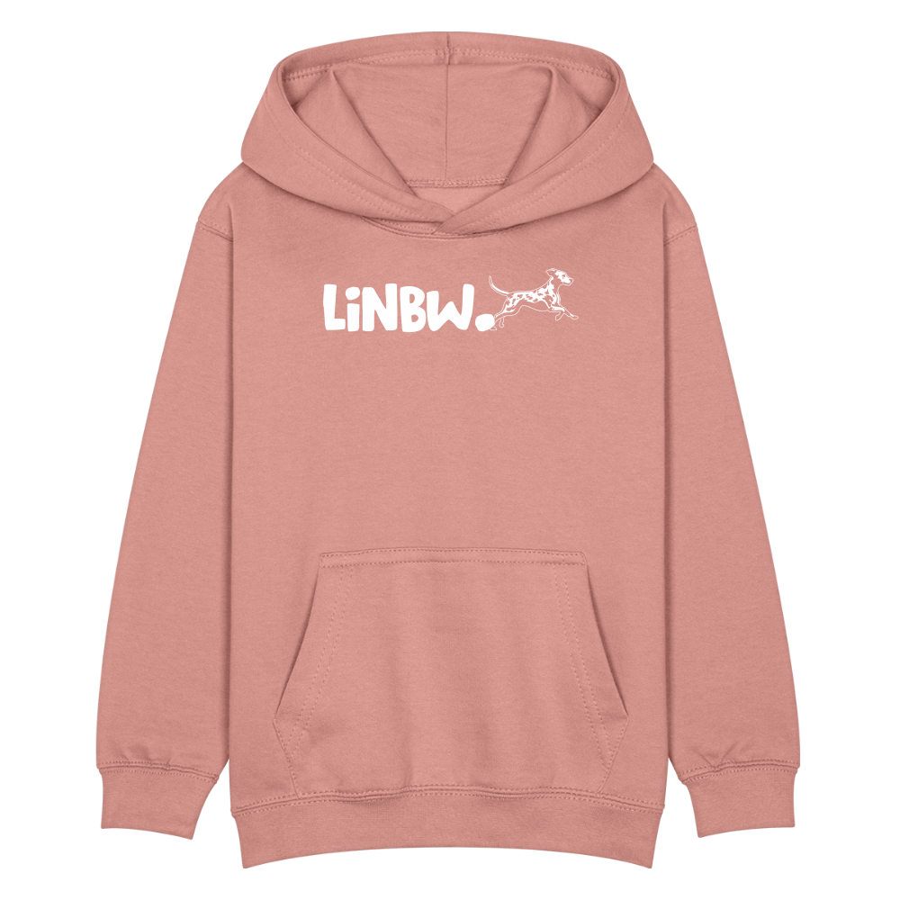 LiNBW. Kinder Hoodie Life is not just black and white - Altrosa