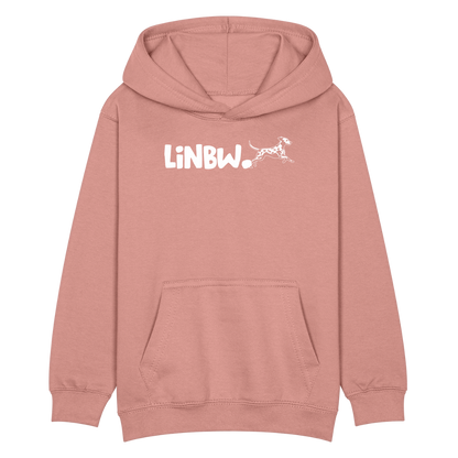 LiNBW. Kinder Hoodie Life is not just black and white - Altrosa
