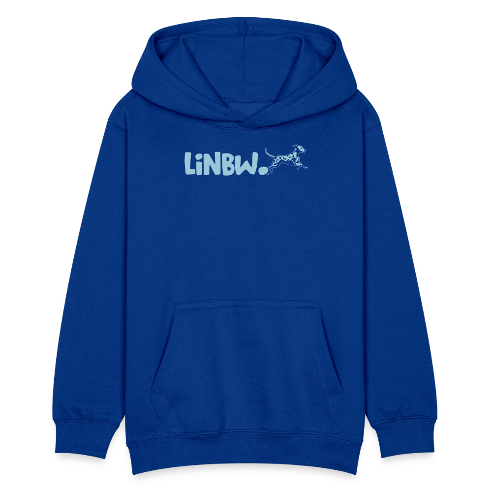 LiNBW. Teenager Hoodie Life is not just black and white - Royalblau