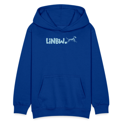 LiNBW. Teenager Hoodie Life is not just black and white - Royalblau