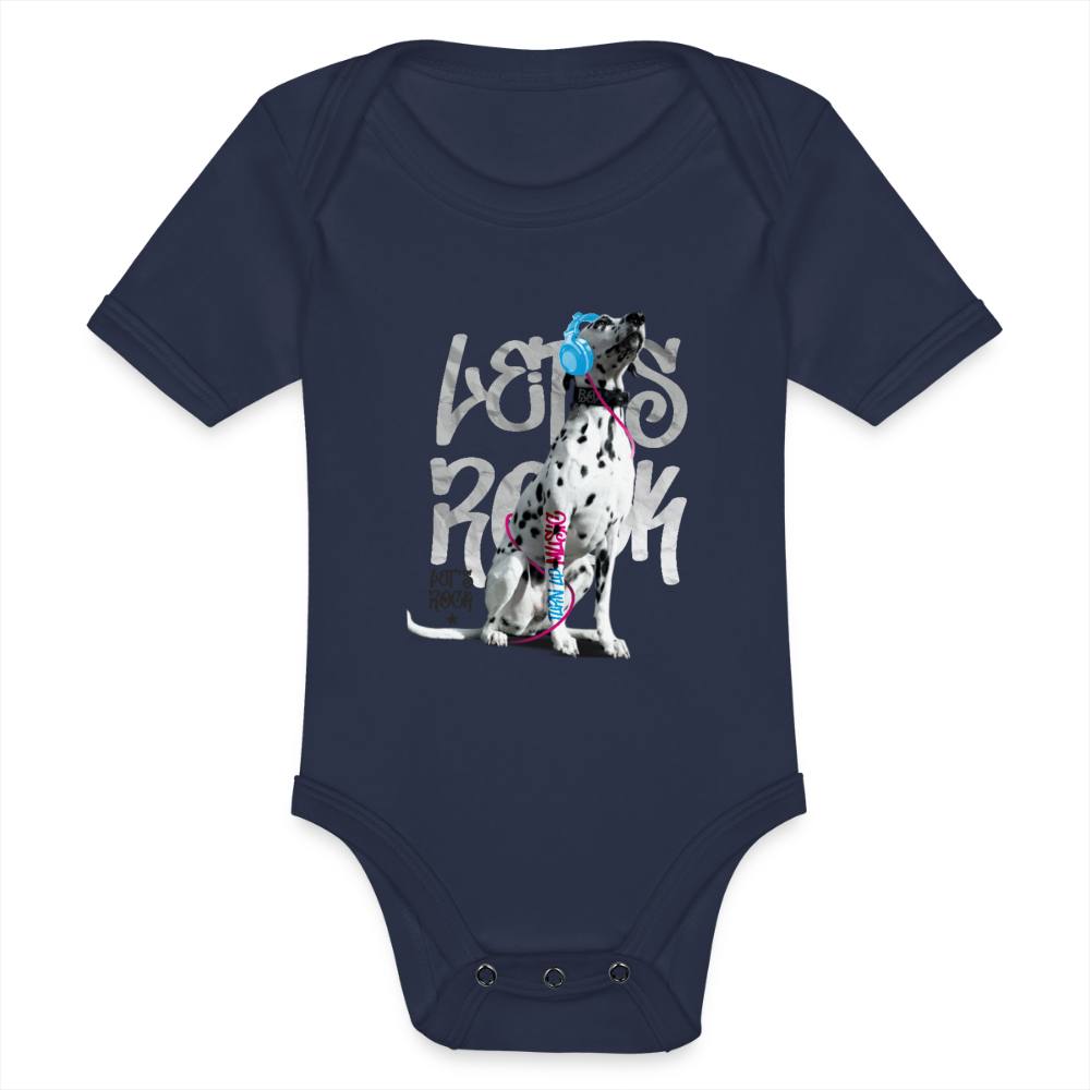 LiNBW. Body Kurzarm Dalmatiner Let's Rock - Dunkelnavy