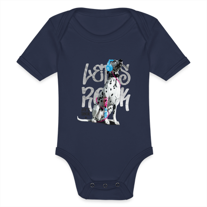 LiNBW. Body Kurzarm Dalmatiner Let's Rock - Dunkelnavy