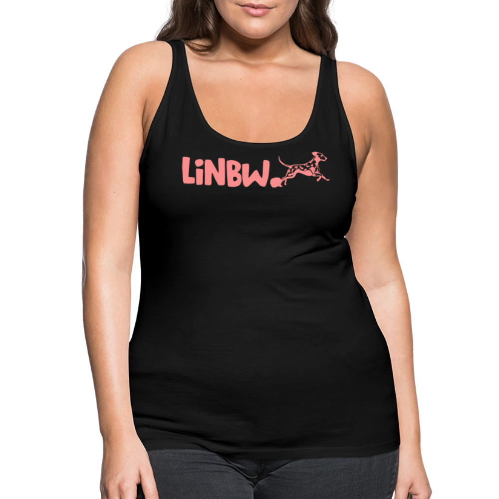 LiNBW. Frauen Tank-Top Life is not just black and white - Schwarz