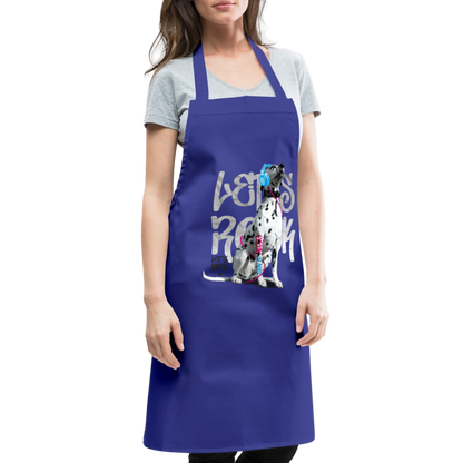 Kochschürze „Let’s Rock“ – Für Dalmatiner-Fans mit Rhythmus im Blut - Royalblau
