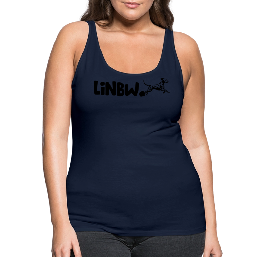 LiNBW. Frauen Tank-Top Life is not just black and white - Navy
