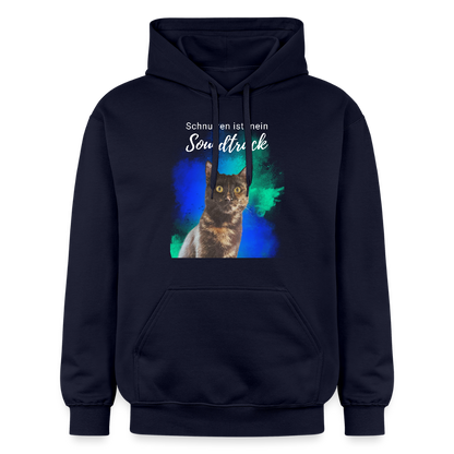 LiNBW. Männer & Frauen Hoodie Schnurren ist mein Soundtrack - Navy