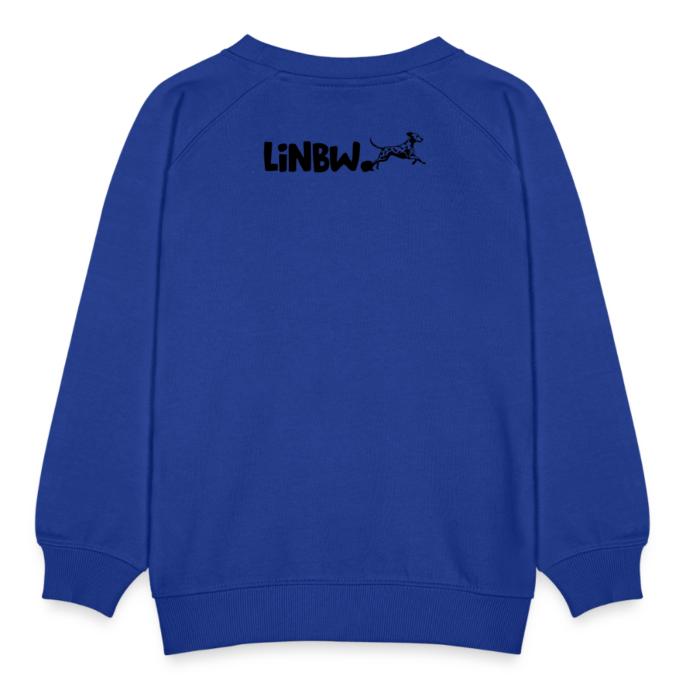 LiNBW. Kinder Pullover Life is not just black and white - Royalblau