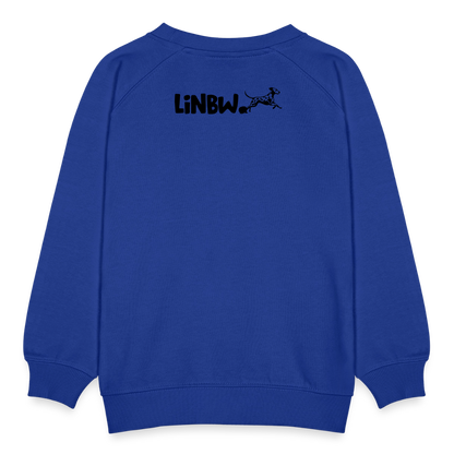LiNBW. Kinder Pullover Life is not just black and white - Royalblau