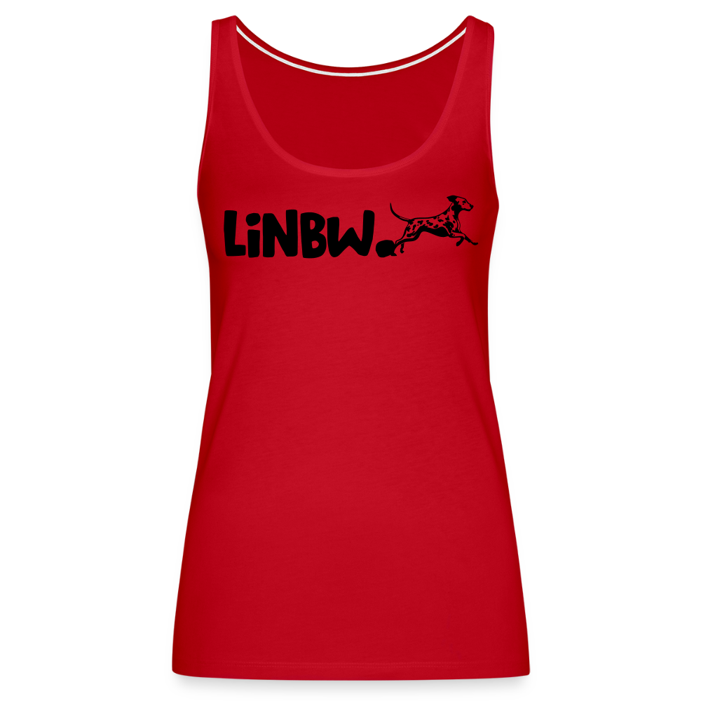 LiNBW. Frauen Tank-Top Life is not just black and white - Rot