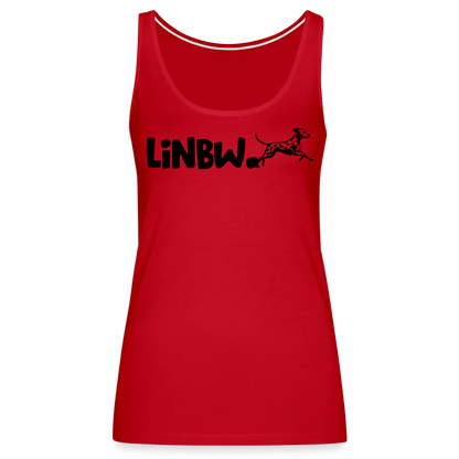 LiNBW. Frauen Tank-Top Life is not just black and white - Rot