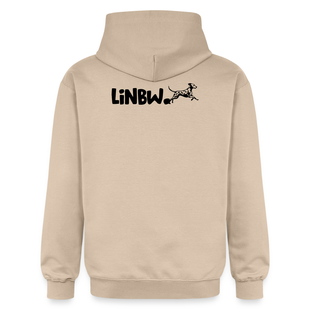 LiNBW. Männer & Frauen Hoodie Life is not just black and white - Sand