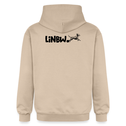 LiNBW. Männer & Frauen Hoodie Life is not just black and white - Sand
