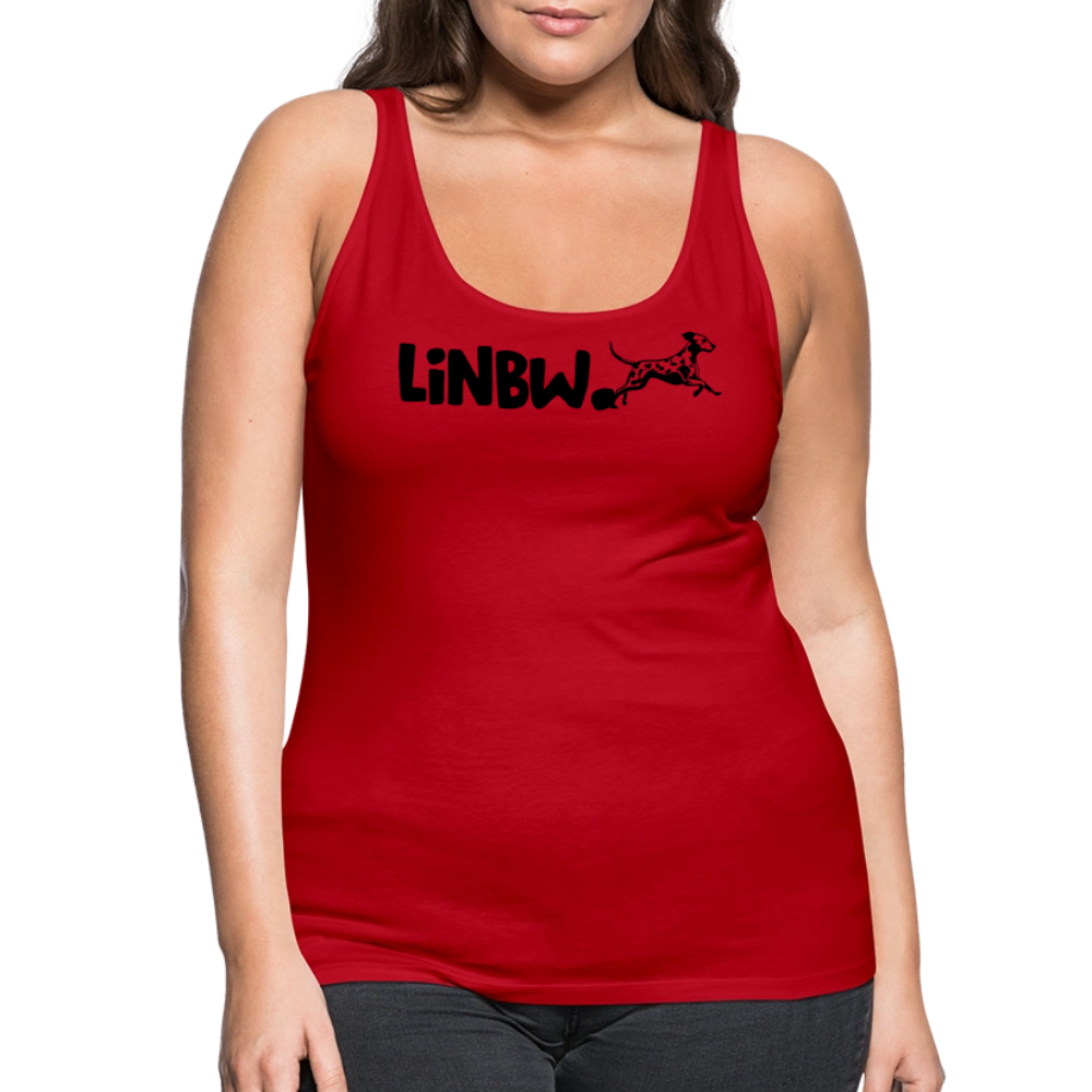 LiNBW. Frauen Tank-Top Life is not just black and white - Rot