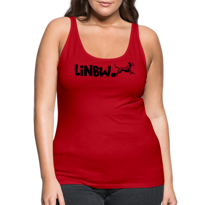 LiNBW. Frauen Tank-Top Life is not just black and white - Rot