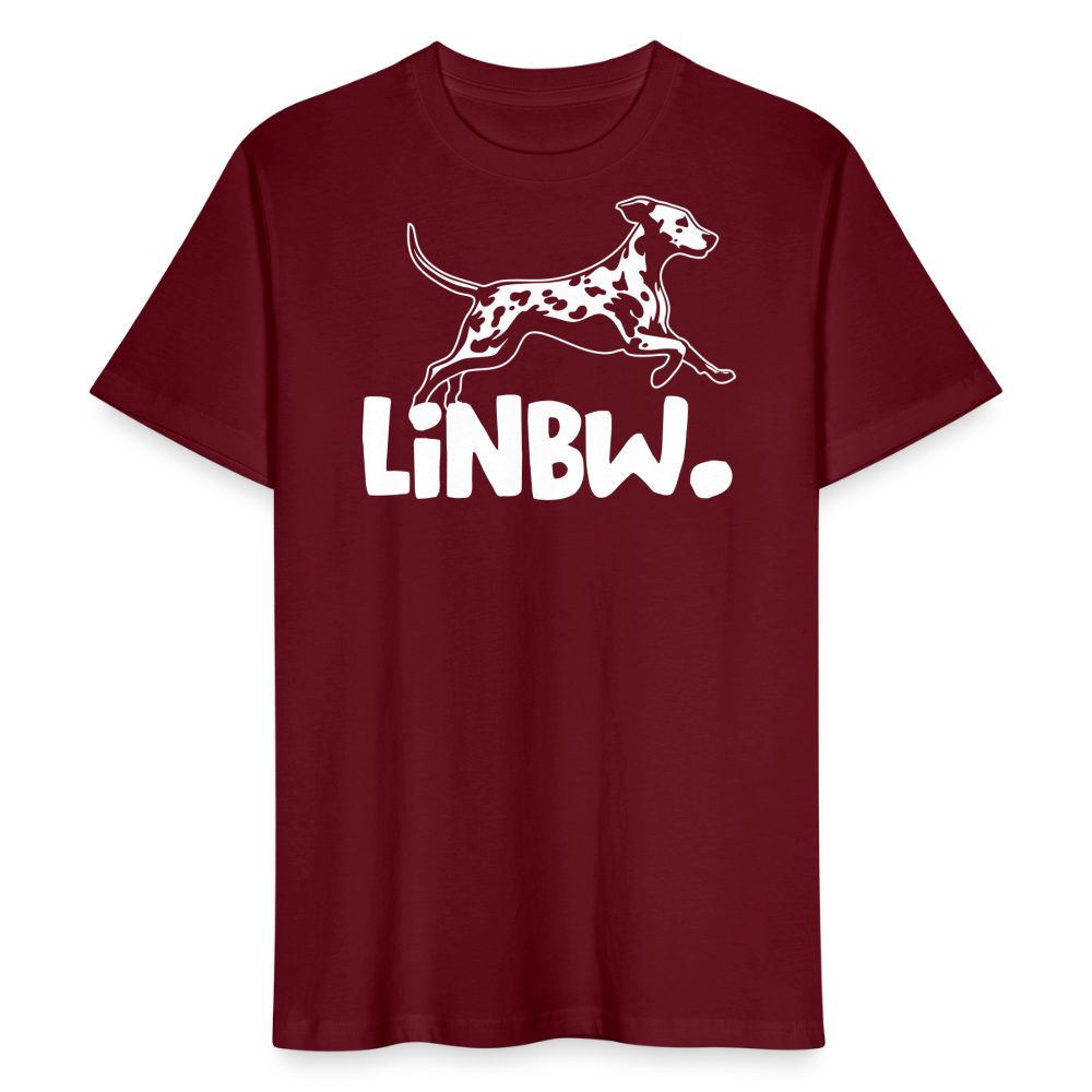 LiNBW. Männer T-Shirt - Burgunderrot