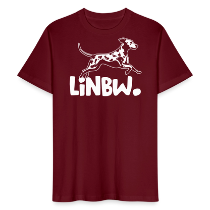 LiNBW. Männer T-Shirt - Burgunderrot
