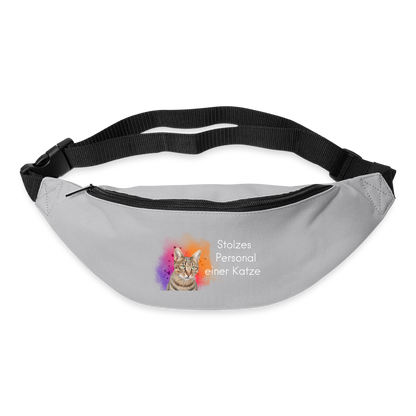 LiNBW. Gürteltasche Stolzes Personal einer Katze - Grau