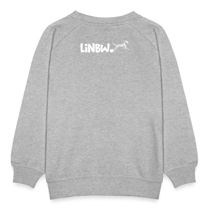 LiNBW. Kinder Pullover Life is not just black and white - Grau meliert