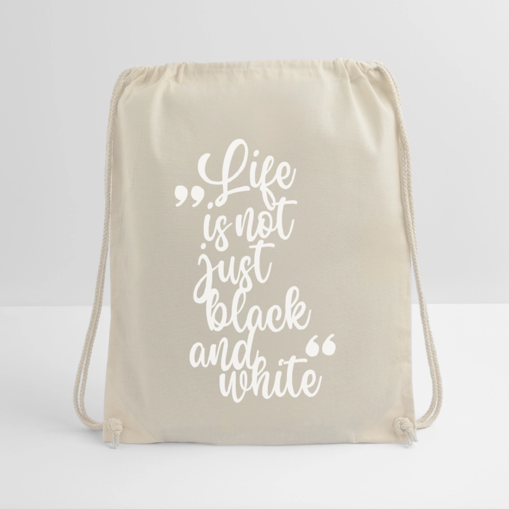 LiNBW. Turnbeutel Life is not just black and white - Natur