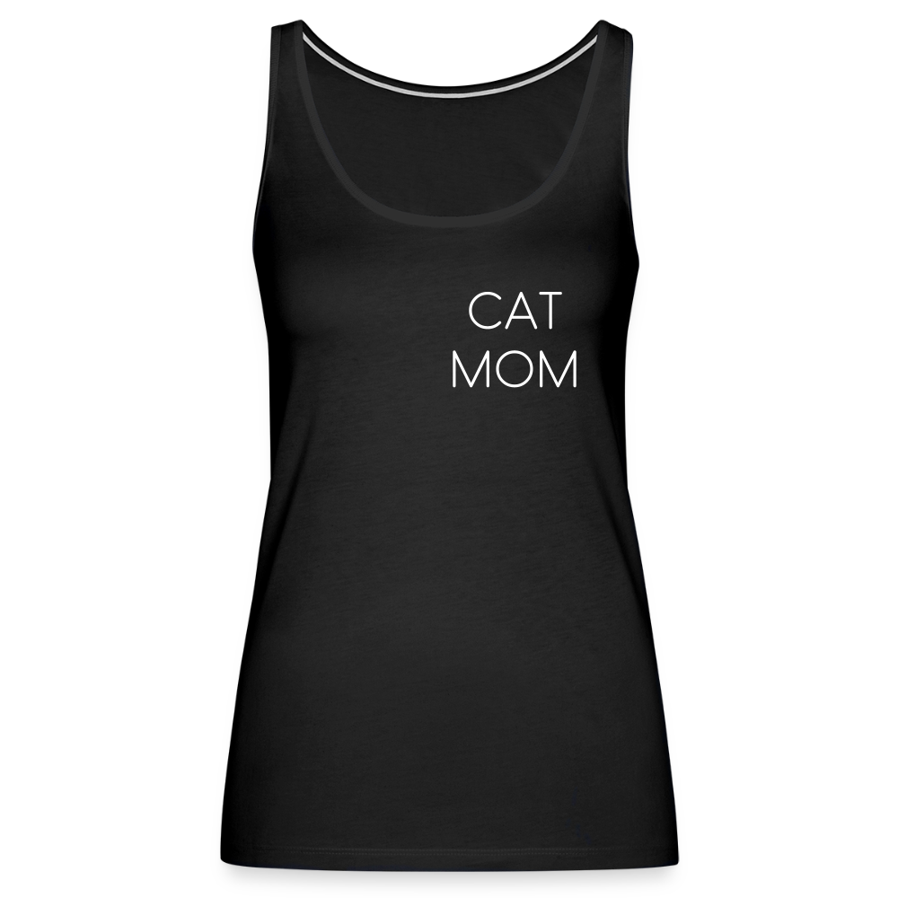 LiNBW. Frauen Tank-Top Stolzes Personal einer Katze - Schwarz