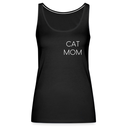 LiNBW. Frauen Tank-Top Stolzes Personal einer Katze - Schwarz