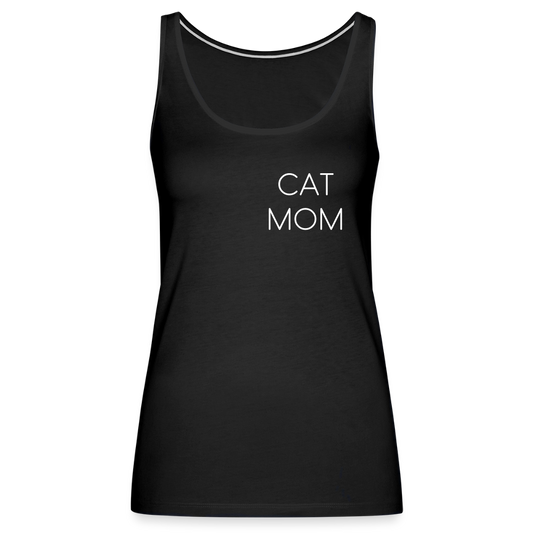 LiNBW. Frauen Tank-Top Stolzes Personal einer Katze - Schwarz