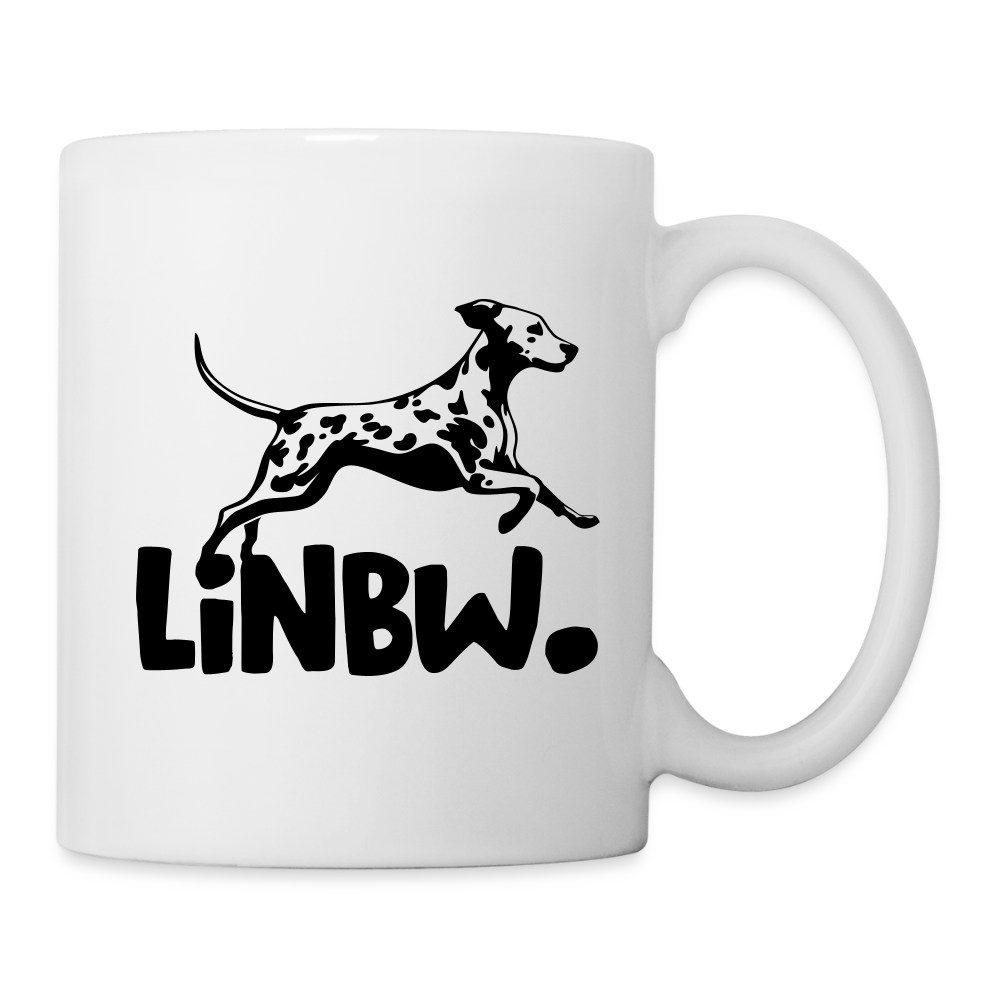 LiNBW. Keramiktasse Life is not just black and white - Weiß