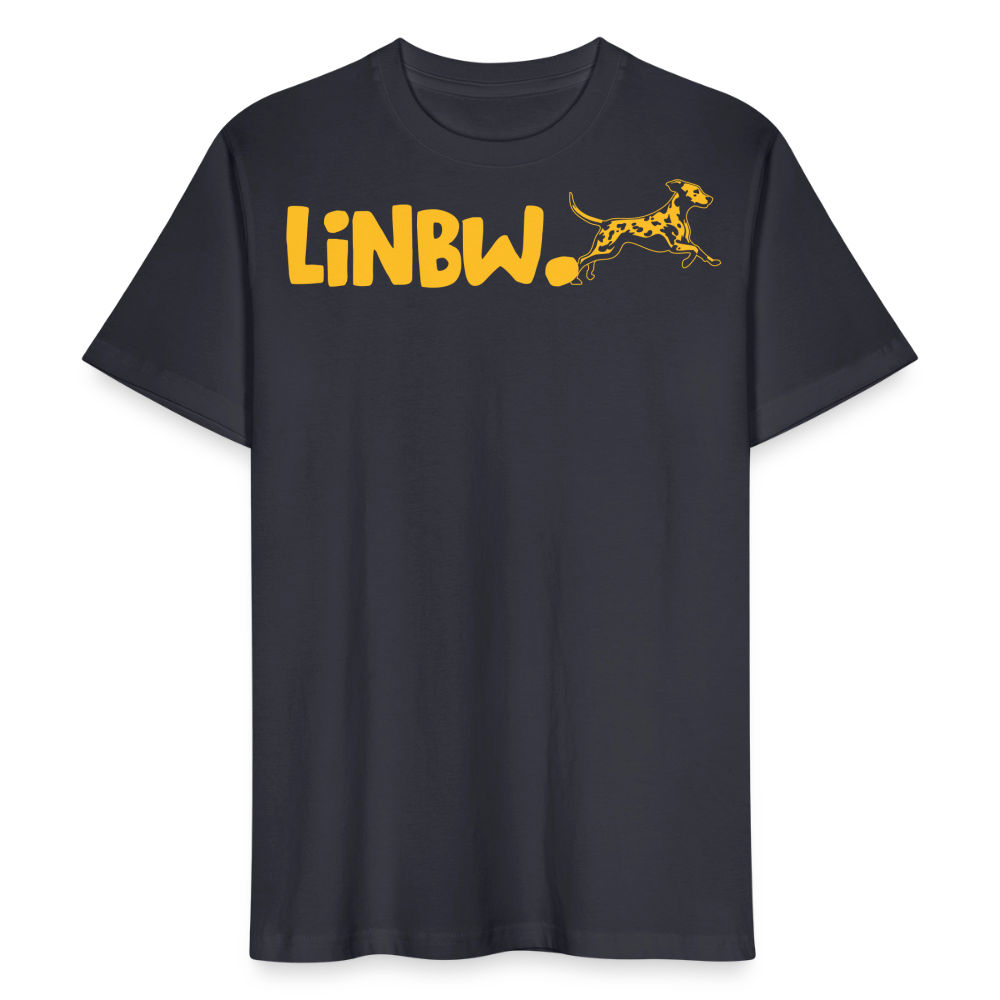 LiNBW. Männer T-Shirt Life is not just black and white - Dunkles Graublau