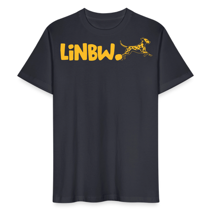 LiNBW. Männer T-Shirt Life is not just black and white - Dunkles Graublau