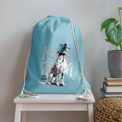 LiNBW. Turnbeutel Dalmatiner Let´s Rock - Aqua